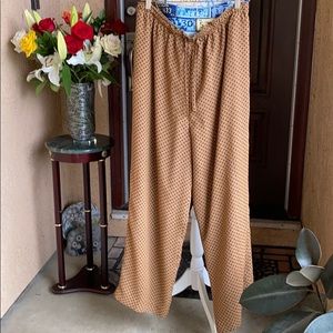 CHAUS geometric print pants